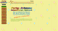 Desktop Screenshot of party-scheune.de